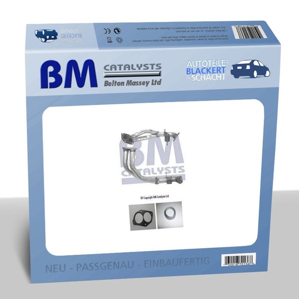 BM Auspuff Hosenrohr + Dichtungen für Opel Astra F + Caravan + CC 1.6 I-image