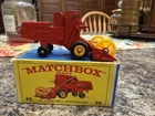Vintage Matchbox Lesney No.65 Combine Harvester w/ Box Made in England