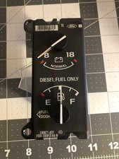 1992 - 1997 Battery And Diesel Fuel Gauge Oem Ford F250 F350 Truck Pickup Wtach