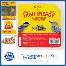 12-Pack Bird's Blend High Energy Suet Cakes with Corn and Sunflower Seeds
