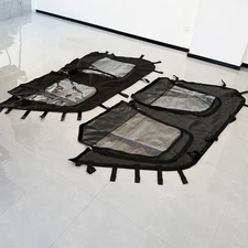 Soft Side Door For 2012-22 Kawasaki Teryx4 4-Seat UTV Cab Enclosure Upper Doors