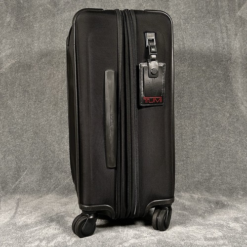 TUMI Alpha 3 Continental Carry-On Suitcase 117162 Black 4-Wheel Expandable - Picture 2 of 20