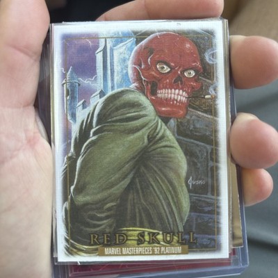 RED SKULL 2024 Marvel Masterpieces '92 Platinum CANVAS #80