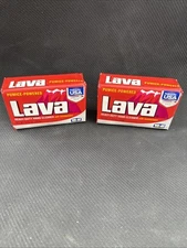 Lava Pumice Powered Heavy Duty Hand Cleaner Bar Soap 2 5.75 oz Lot Of 2