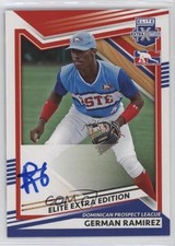 2022 Panini Elite Extra Edition Signatures German Ramirez #214 Auto sc8