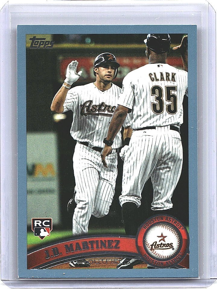 J.D. Martinez 2011 Topps Update Walmart Blue RC #US186 Houston Astros