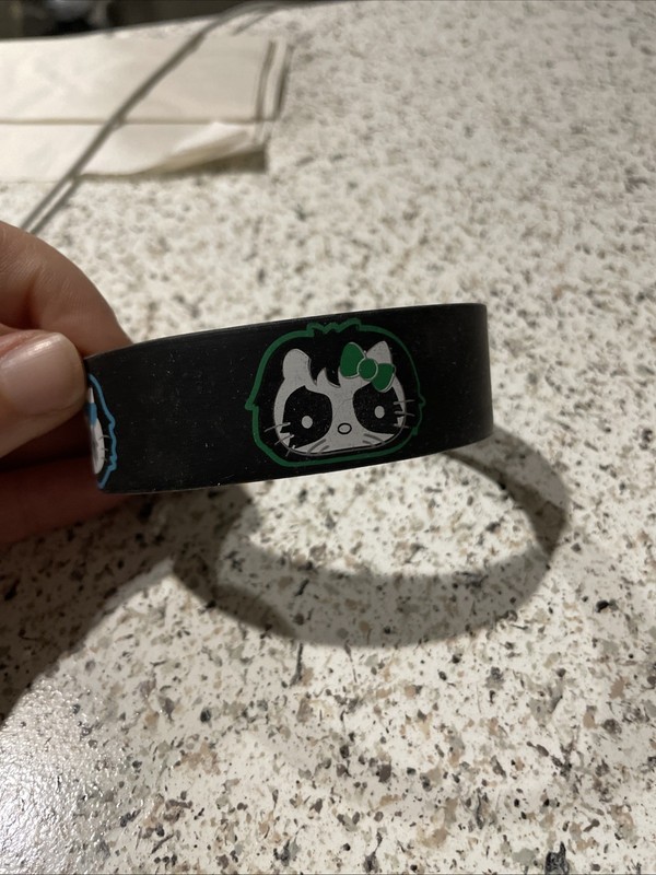 Hello Kitty KISS Character Themed Rubber Bracelet by Sanrio & Claire's