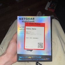 NETGEAR Nighthawk AC1900 Dual-Band WiFi USB 3.0 Adapter A7000-10000S Black