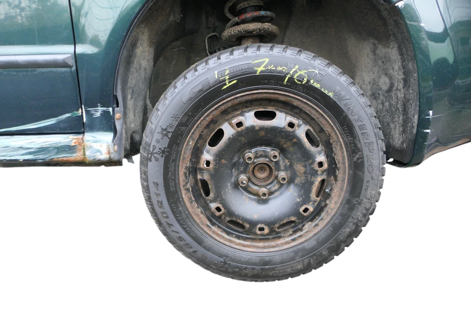 4x Skoda Fabia Felgen Reifen 165/70 R14 81T Winterreifen M&S 5jx14H2 ET35 6-8mm - Bild 3 von 4