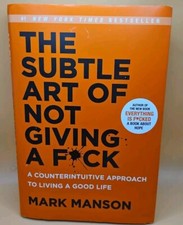 The Subtle Art of Not Giving a Fck By Mark Manson HARDCOVER
