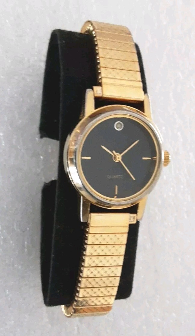 SKC black and gold ladies watch SKC | Accessories | 20 Skc Goldtoneblack Diamond Womens  main image 3