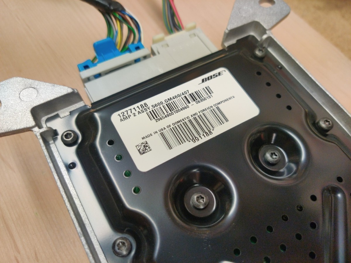 Saab 9-3 Bose 12771188 Trunk Audio Amp Amplifier OEM for sale