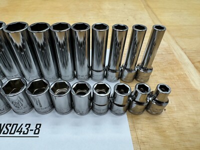 【新品・未使用】Snap-on 1/2sqショートソケット 13ピースセット Snap-on Tools NEW 26pc 1/2