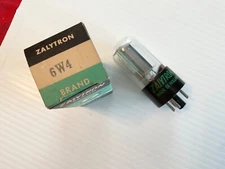 Vacuum tube 6W4 Zalytron NOS tested  good and FREE SHIP