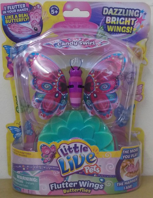 little live pets flutter wings dancing butterfly flower garden