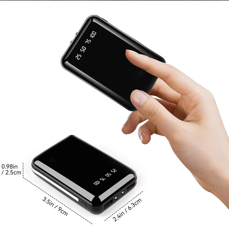 9000000mAh Powerbank Externer Batterie Ladegerät ZusatzAkku 2 USB Für Alle Handy - Bild 4 von 4