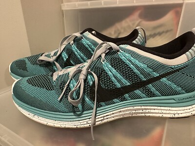 Nike Flyknit One+ Sport  Turquoise 554887 301 Size 12