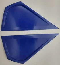 Lot of 2 Blue Little Foot Auto Glass Window Film Tint Installation Tools