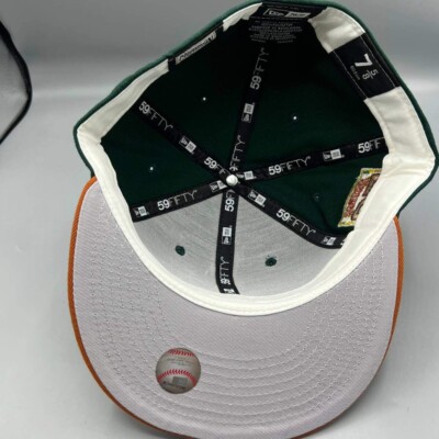 Houston Astros Hat Men 7 5/8 Green Orange 59Fifty New Era MLB