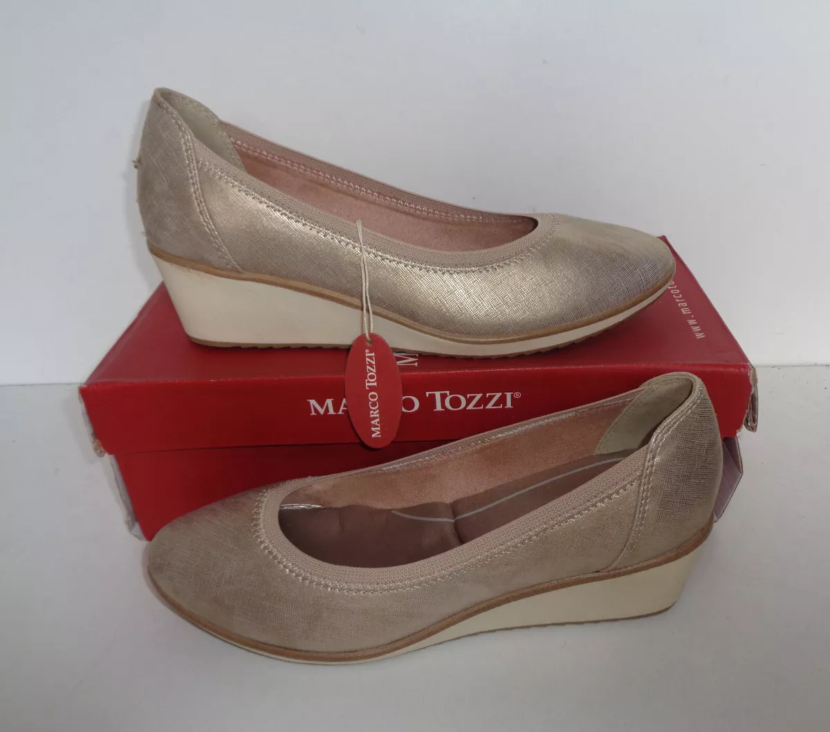 Marco tozzi top flat shoes