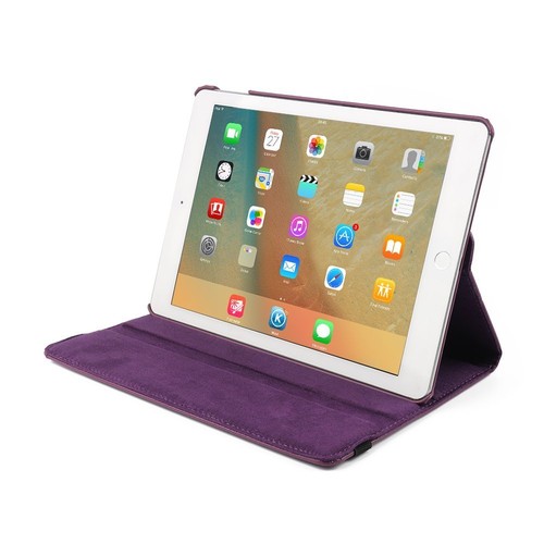 iPad 9.7" Air 2 &1 2018/2017 PU Leather Case Cover w/ 360 Rotating Stand - Picture 101 of 131