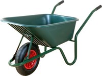 Altrad Limex Bauschubkarre Schubkarre Gartenkarre GrüN 100L Pp-Mulde 150Kg