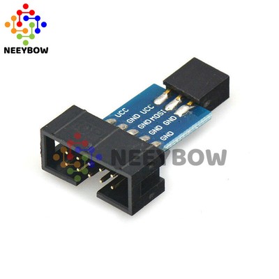 10 Pin Convert To Standard 6 Pin Adapter Board F ATMEL AVRISP USBASP STK500