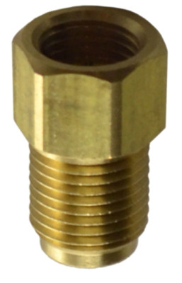 4 PCS Brass Water Line Adapter, Pipe Fittings In 1/2" Female To 3/8" Male Reducer - Foto 6