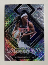2022 Panini Prizm WNBA /25 Mojo Prizm Emergent #10 Myisha Hines-Allen Mystics