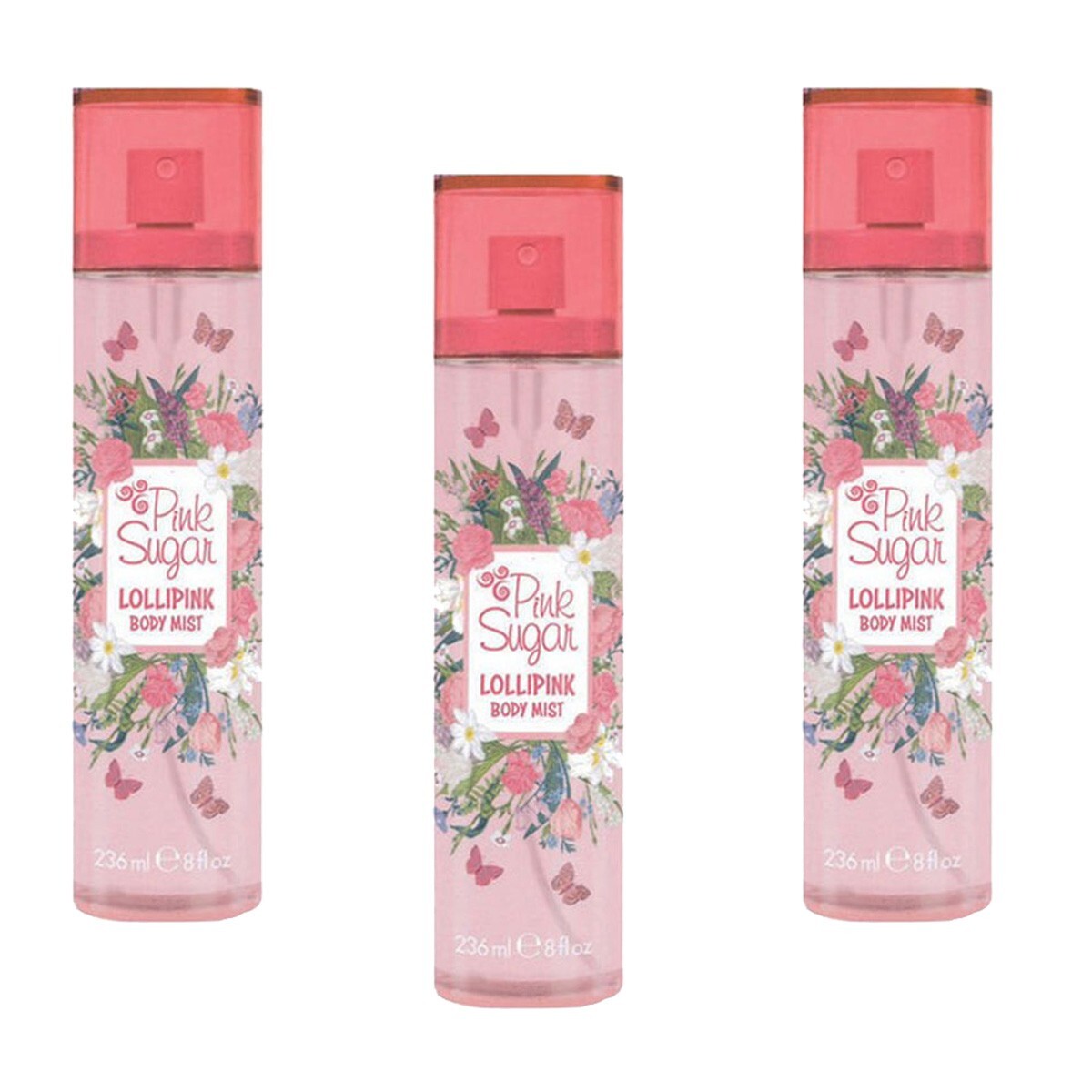 3pz Aquolina Pink Lollipink acqua corpo profumata donna spray 236ml