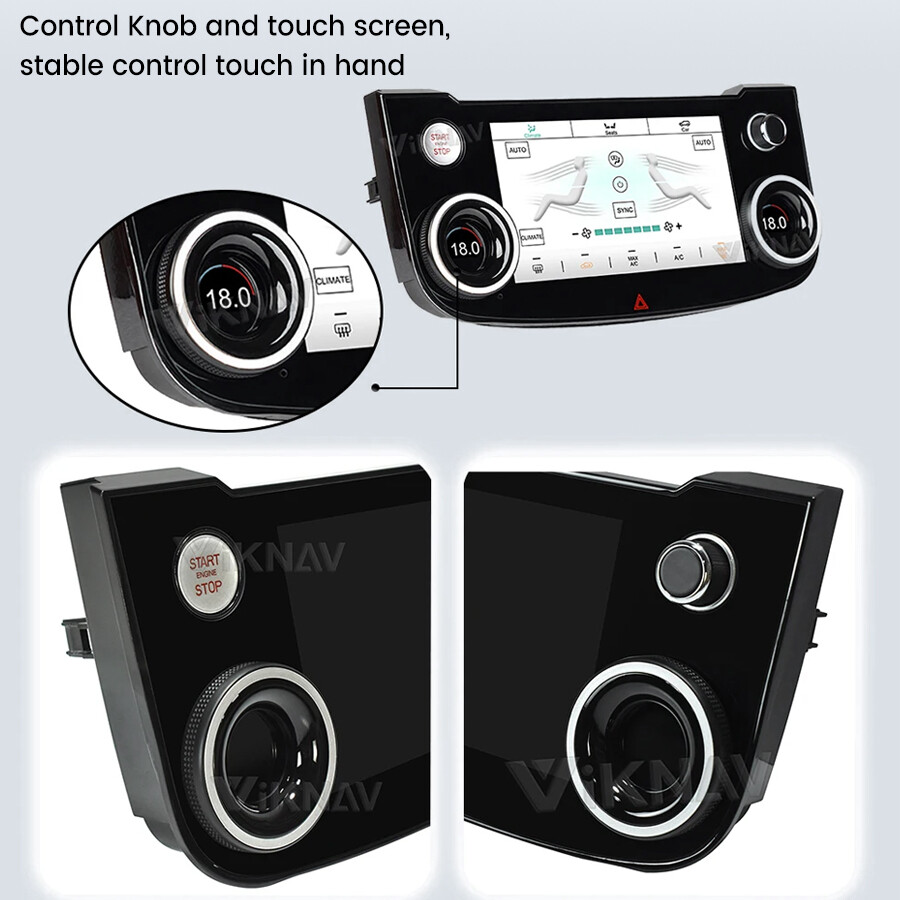 7 Zoll Klima Control Bildschirm Für Jaguar - Touchscreen Für XE XEL XF XFL F-PACE