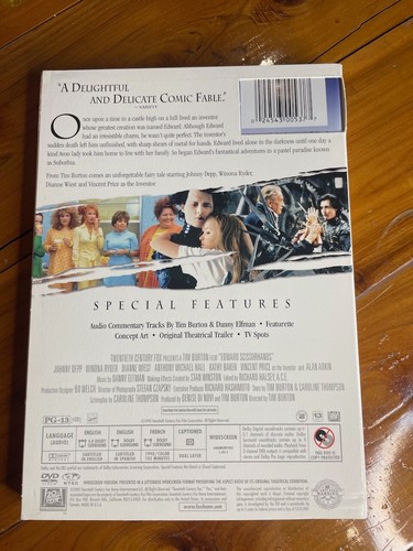 Edward Scissorhands - Anniversary Edition - DVD - Region 1 (1990) - Picture 2 of 3