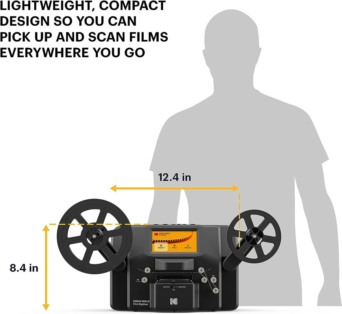 Kodak REELS Portable Film Scanner, Slide Viewer & Digital Photo Scanner