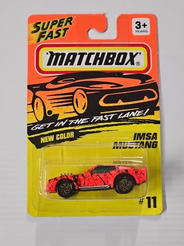 Matchbox Super Fast Get In The Fast Lane IMSA Mustang Orange #11
