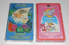 Vintage 1980s The Care Bears 1 and 2 Movie Beta Betamax Tapes 1985 Animation