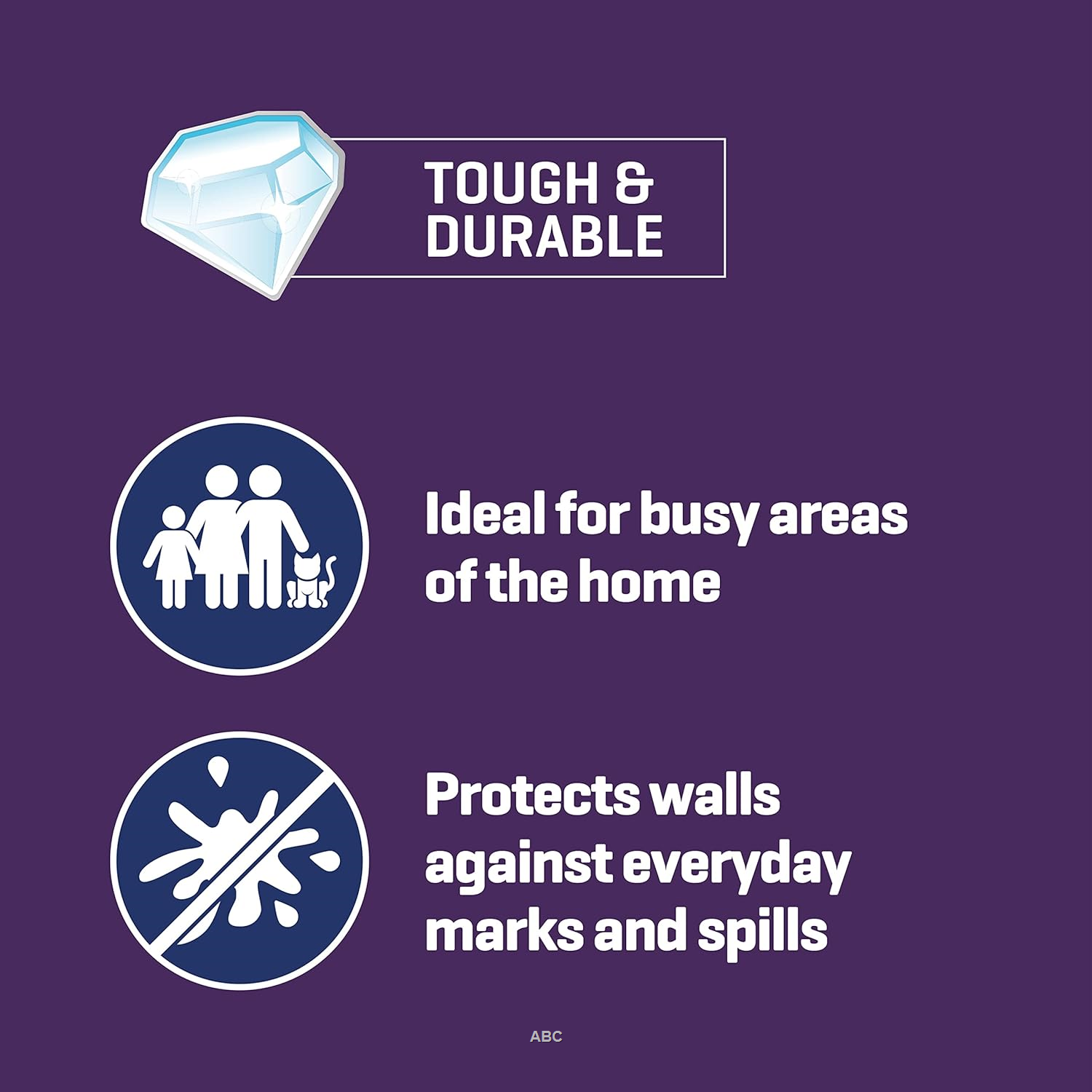 Johnstone's Washable Paint Blackcurrant Magic Matt Finish