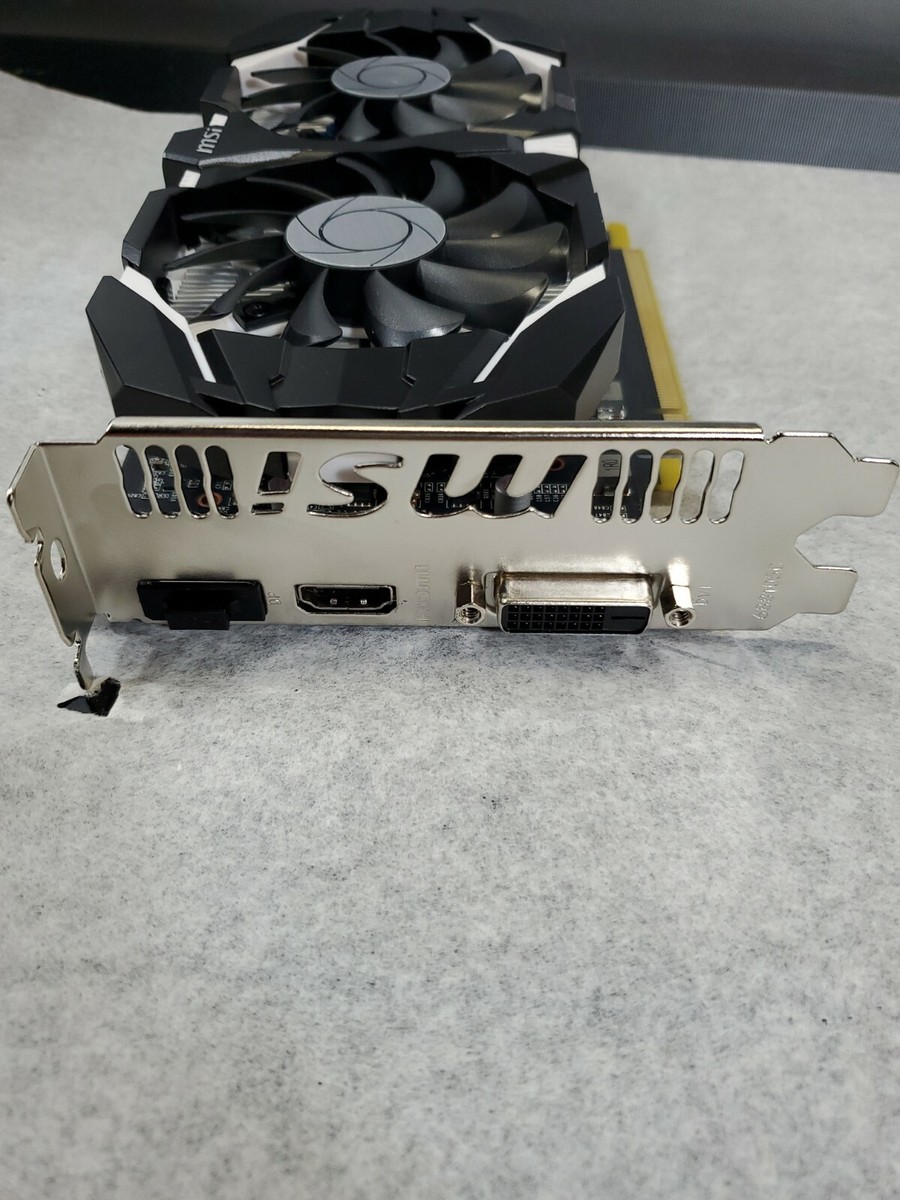 MSI GeForce GTX 1050 Ti 4 GT OC 4GB 128-Bit GDDR5 HDCP Ready