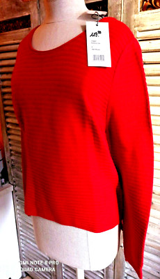 Damen Strick Pullover Backstage Ina Kurz Größe -S passt 40,42,M Rubio Rot