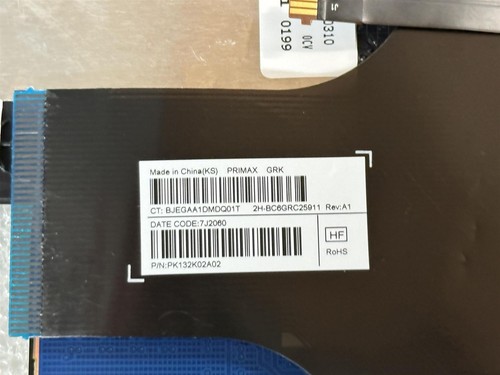For HP Omen 17-CB L61638-151 Greece Greek Palmrest Keyboard Top Cover NEW - Afbeelding 6 van 8