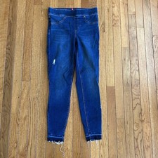 Spanx Women  s Ankle Skinny Stretch Jeans Size Small Dark Wash