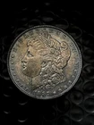 1887-P Uncirculated Album Stored Morgan Silver Dollar with Heavy Toning!