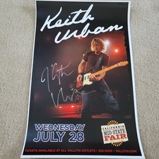 Keith Urban SIGNED AUTOGRAPH 11×17 heavy cardstock poster 