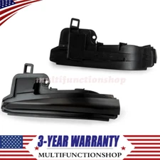 For 2016-2023 Toyota Tacoma Sequential Side Mirror Turn Signal Lights LED Smoked