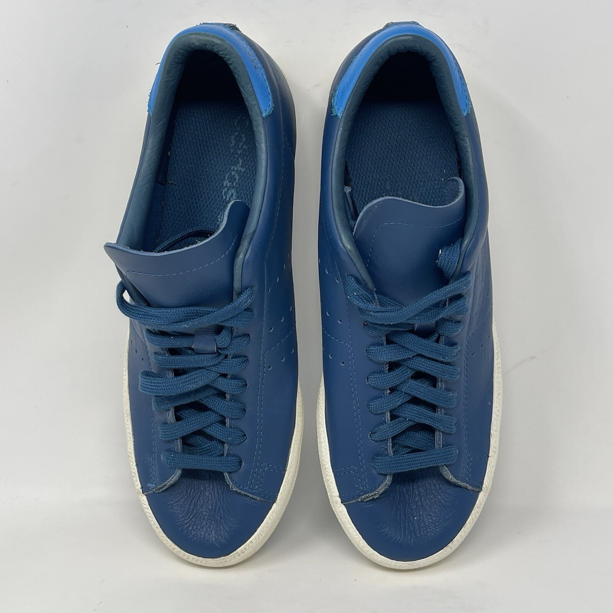 Adidas Originals Match Play Dark Navy Blue Leather Sneakers Mens Size 11.5 Adidas Originals Matchplay Sneakers Mens 8 Trace Blue  main image 2