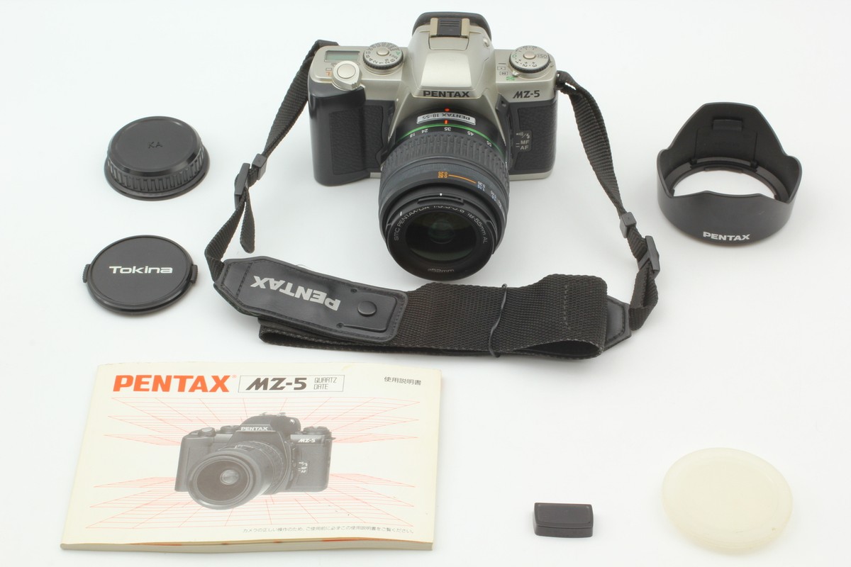 MINT] Pentax MZ-5 Film SLR Camera Data-back w/ Pentax 18