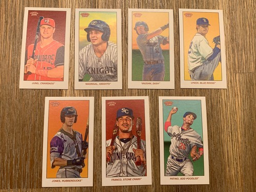 2020 Topps T206 series 3 7-Card LOT Franco Vaughn Madrigal Jung Jones Patino + - Picture 2 of 12