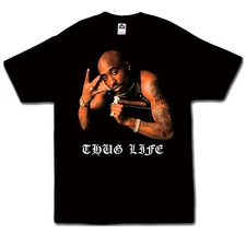 2pac Thug Life Shirt Tupac Shakur West Coast Dub Cali  Dre Death Row West Side 1