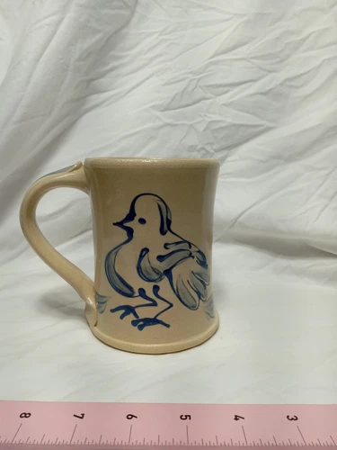 Redwing Pottery Mug VINTAGE 2004 PRETTY BLUE BIRD MOTIF