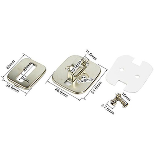 Durable Notebook Anti Theft Portable Lock Hole Square Fixed Base For Laptop - Photo 3/7
