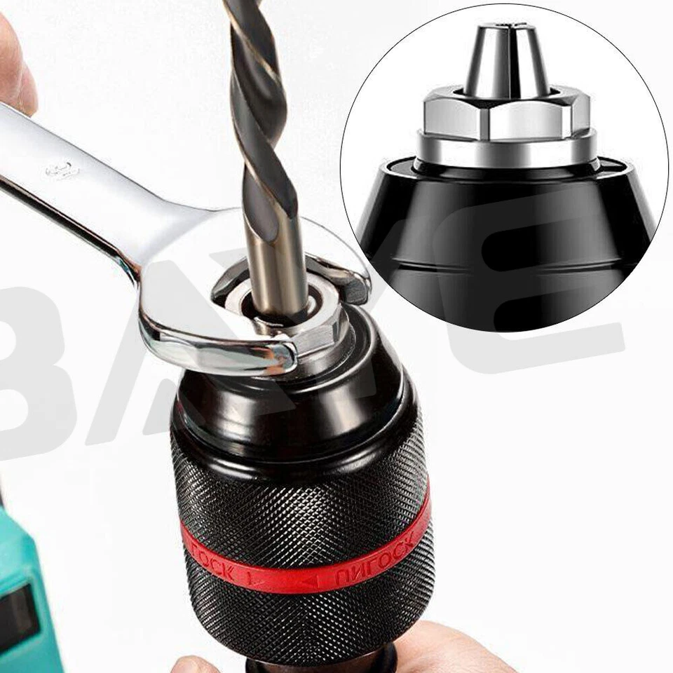 Metal Schnellspann Bohrfutter Profi SDS Plus Adapter für Bohrmaschine Ø1.5-13mm - Bild 3 von 4